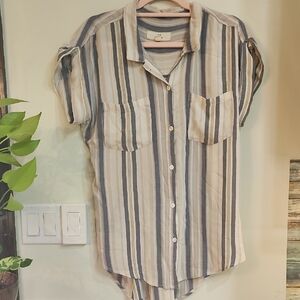 Thread & Supply Striped Casual Shirt